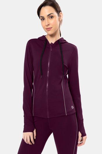 Buy Amante Moisture Wicking Fitted Jackets - Blackberry Wine